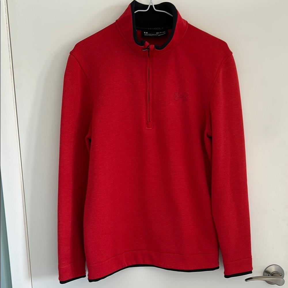 Under Armour Red Half-Zip Sweater